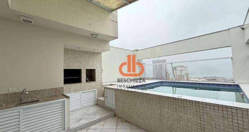 Cobertura com 3 quartos com suíte, vista mar à venda, 202 m² por R$ 1.800.000 - Ponta da Praia - Santos/SP