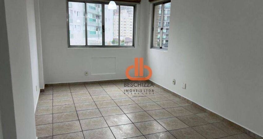 Apartamento com quartos com 80 m² - venda por R$ 470.000 ou aluguel por R$ 2.955/mês - Gonzaga - Santos/SP