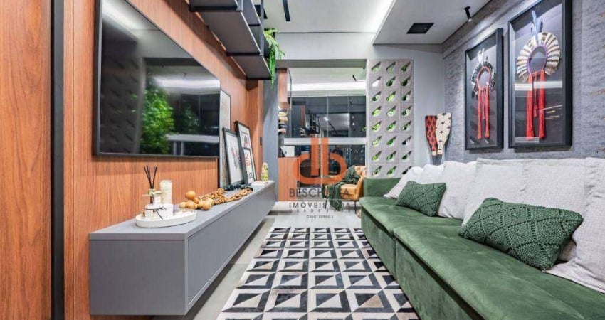 Apartamento com 2 dormitórios à venda, 66 m² por R$ 1.000.000,00 - Campo Grande - Santos/SP