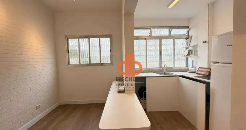 Apartamento um quarto no boqueirão - frente, ótima localização