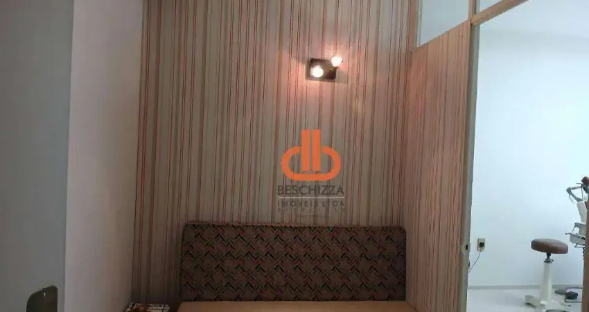 Sala comercial de trinta e quatro m2, no centro de santos- - prédio com elevador