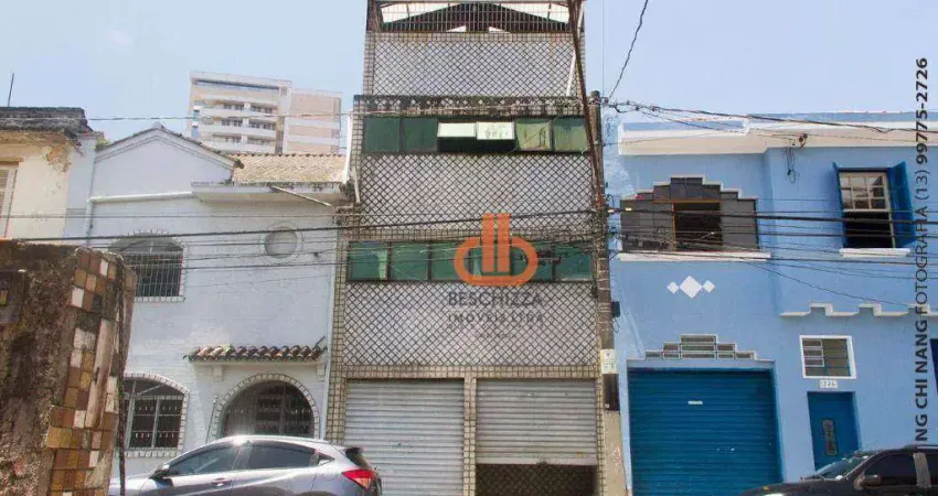Prédio à venda na Rua Martim Francisco, 231, Vila Mathias, Santos