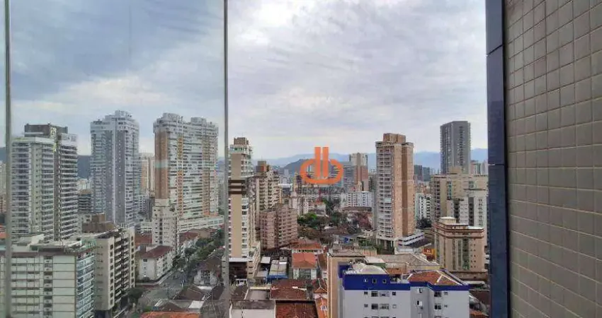 Apartamento com 2 dormitórios à venda, 72 m² por r$ 1.100.000 - gonzaga - santos/sp