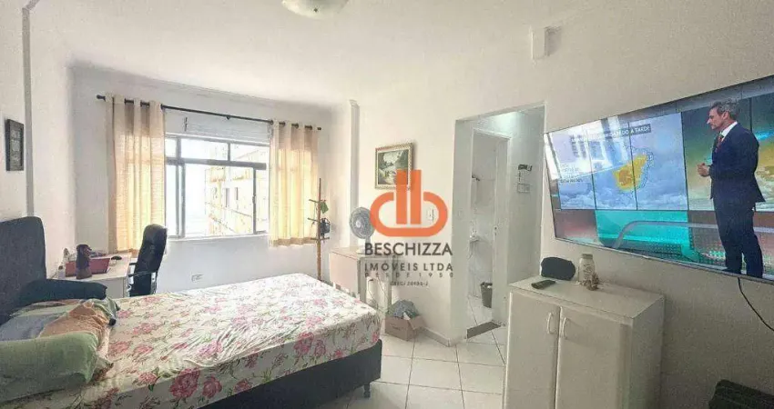 Kitnet na praia do itararé - vista mar - andar alto -  próximo ao vlt