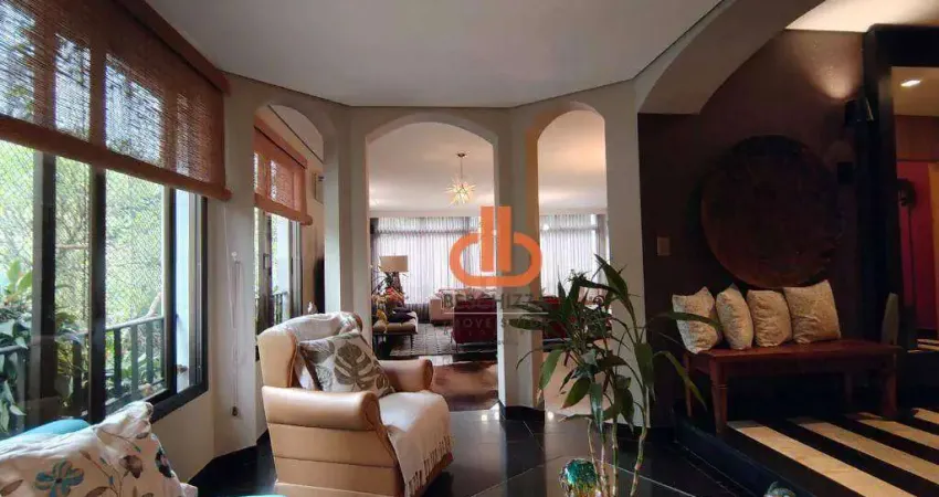 Apartamento com 4 dormitórios à venda, 280 m² por r$ 2.650.000,00 - boqueirão - santos/sp