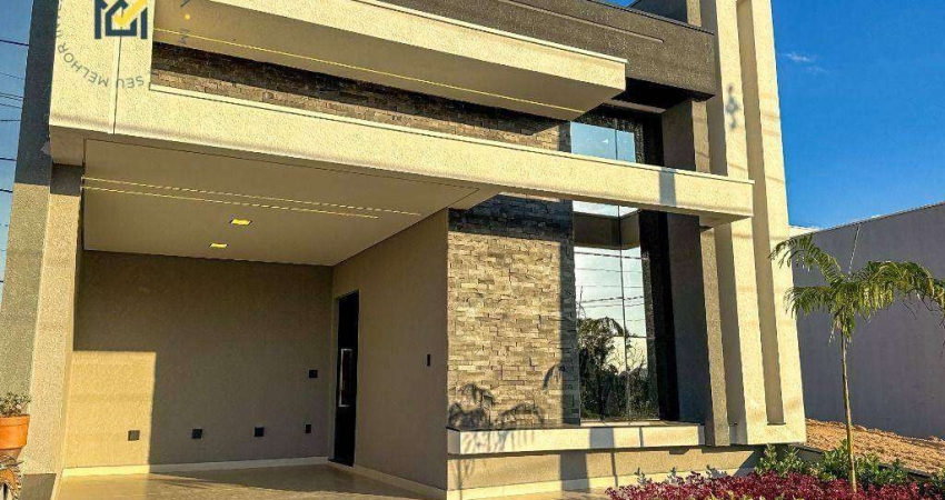 Casa em condomínio com 3 dormitórios à venda, 138 m² por R$ 1.250.000 - Condomínio Park Gran Reserve - Indaiatuba/SP