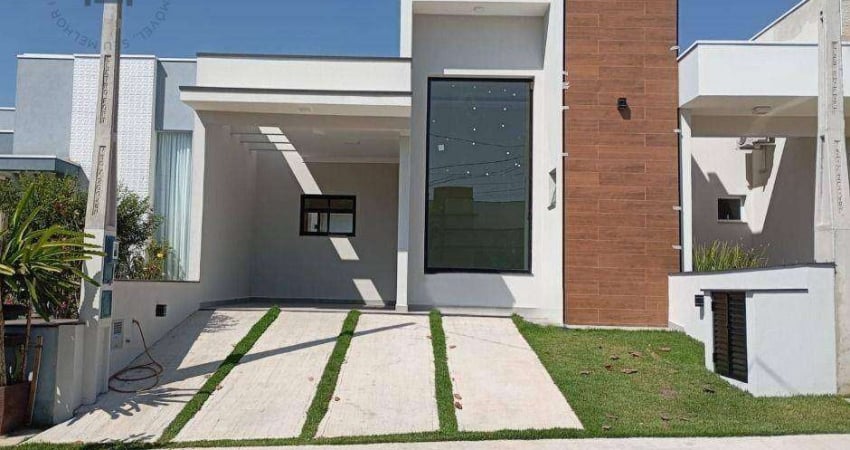 Casa com 3 dormitórios, 105 m² - venda por R$ 890.000 ou aluguel por R$ 4.780,00/mês + IPTU + condomínio - Condomínio Village Moutonnée - Salto/SP