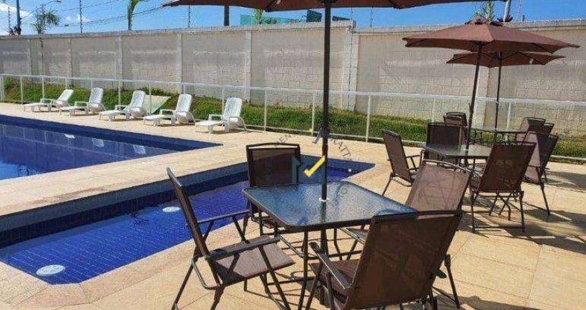 Apartamento com 2 dormitórios para alugar, 45 m² por R$ 1.450,00/mês - Condomínio Parque Solar dos Pássaros - Salto/SP