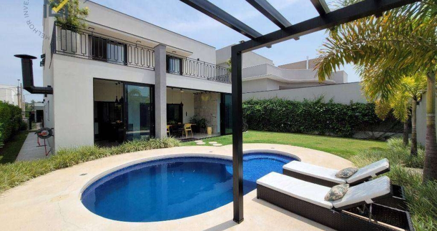 Casa em condominio com 3 dormitórios à venda, 302 m² por R$ 2.400.000 - Condominio Portal dos Bandeirantes - Salto/SP