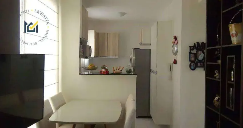 Apartamento com 2 dormitórios à venda, 45 m² por R$ 260.000,00 - Condomínio Solar dos Sabiás - Salto/SP