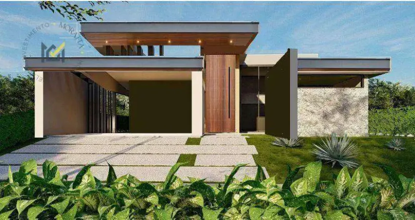 Casa em condomínio (em construção) com 4 dormitórios à venda, 390 m² por R$ 3.800.000 - Condomínio Xapada Parque Ytu - Itu/SP