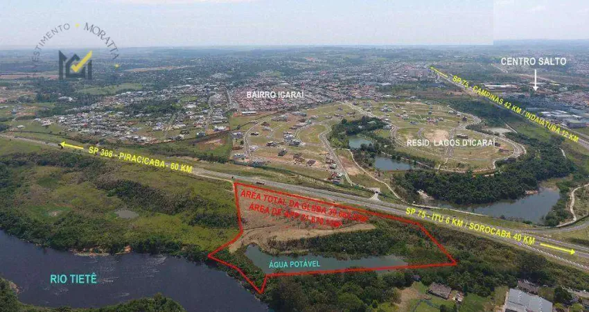 Terreno à venda, 39700 m² por R$ 4.984.562,00 - Condomínio Terras de Santa Rosa - Salto/SP