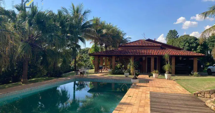 Chácara com 4 dormitórios à venda, 5000 m² por R$ 3.192.000,00 - Condomínio Recanto das Flores - Indaiatuba/SP