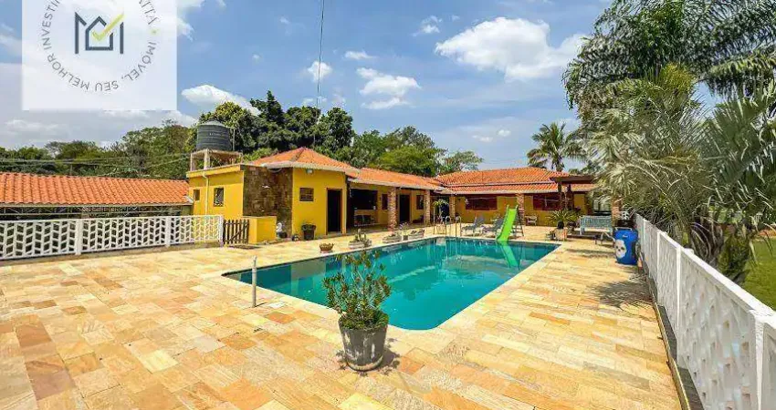 Chácara com 6 dormitórios à venda, 6275 m² por R$ 3.600.000,00 - Condomínio Colinas do Mosteiro de Itaici - Indaiatuba/SP