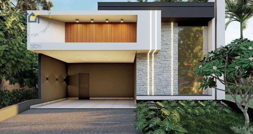 Casa com 3 dormitórios à venda, 202 m² por R$ 1.750.000,00 - Condomínio Park Gran Reserve - Indaiatuba/SP