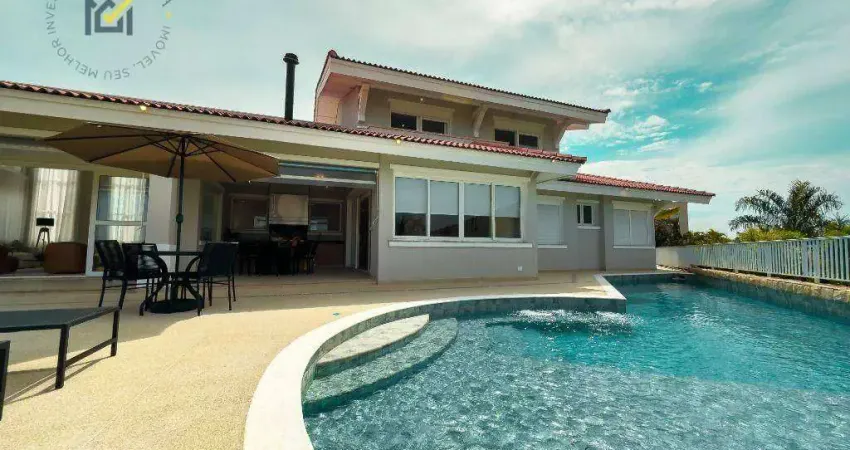 Casa em condomínio com 6 dormitórios à venda, 460 m² por R$ 5.500.000 - Condomínio Plaza Athénée - Itu/SP
