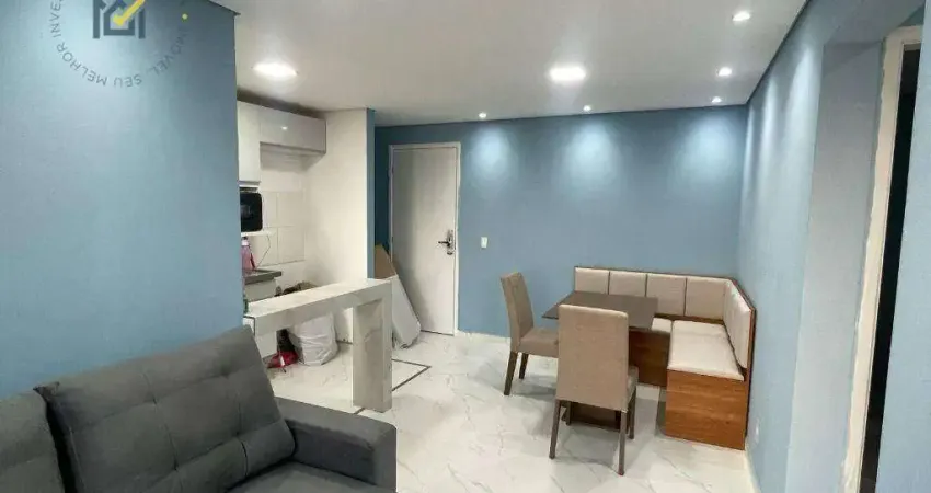 Apartamento com 2 dormitórios para alugar, 49 m² por R$ 1.600/mês + condomínio + IPTU - Rancho Grande - Itu/SP