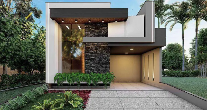 Casa com 3 dormitórios à venda, 139 m² por R$ 1.250.000,00 - Condomínio Park Gran Reserve - Indaiatuba/SP