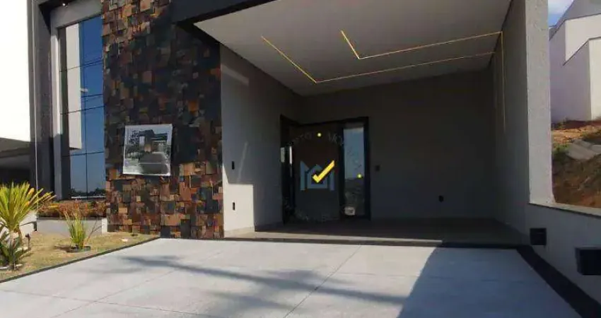 Casa em condomínio com 3 dormitórios à venda, 110 m² por r$ 1.100.000 - condomínio park gran reserve - indaiatuba/sp