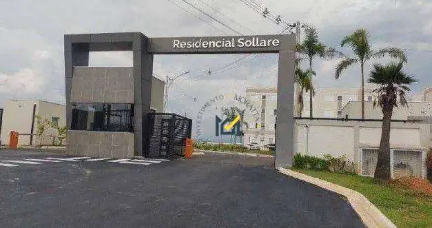 Apartamento com 2 dormitórios para alugar, 41 m² por r$ 2.200,00/mês - residencial sollare - salto/sp