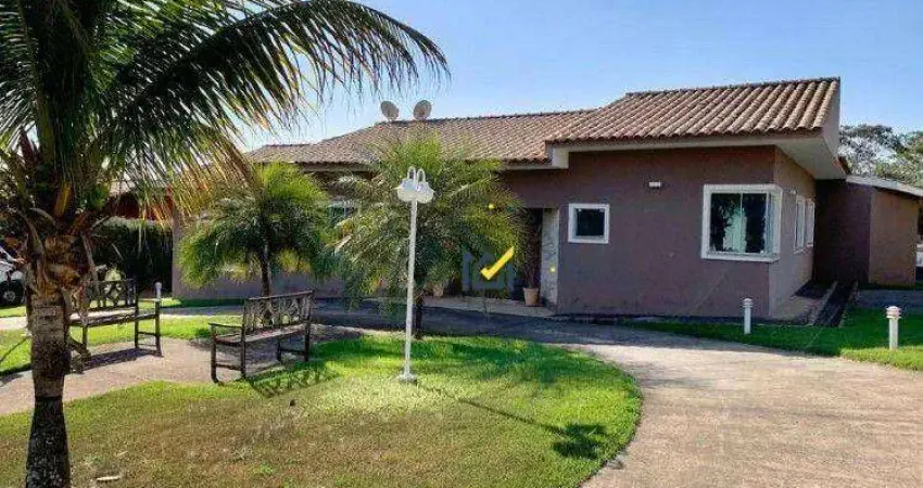 Casa em condomínio com 3 dormitórios para alugar, 426 m² por r$ 8.000/mês - condomínio haras paineiras - salto/sp