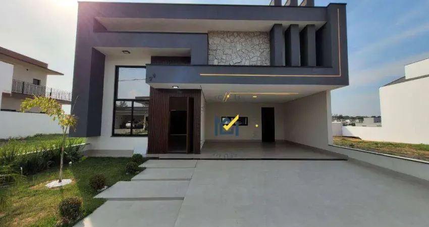 Casa em condomínio com 3 dormitórios à venda, 205 m² por r$ 1.650.000 - condomínio park gran reserve - indaiatuba/sp