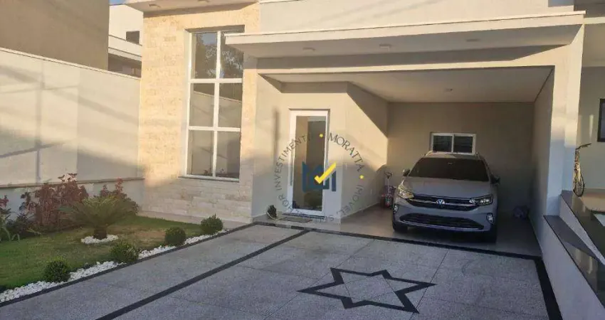 Casa em condomínio com 3 dormitórios para alugar, 165 m² por r$ 8.300/mês - condominio mantova - indaiatuba/sp