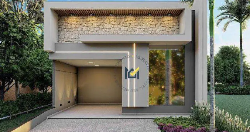 Casa (em construção) em condomínio com 3 dormitórios à venda, 139 m² por r$ 1.270.000 - condomínio park gran reserve - indaiatuba/sp