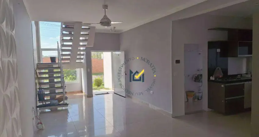 Casa em condomínio com 3 dormitórios para alugar, 192 m² por r$ 5.230/mês + iptu + condomínio - condomínio village moutonnée - salto/sp