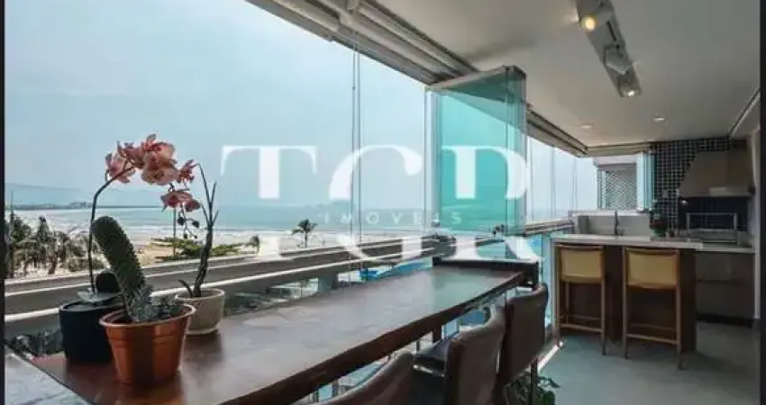Apartamento pé na areia à venda c/ 2 dormitorios e vista para o mar  Bertioga/SP