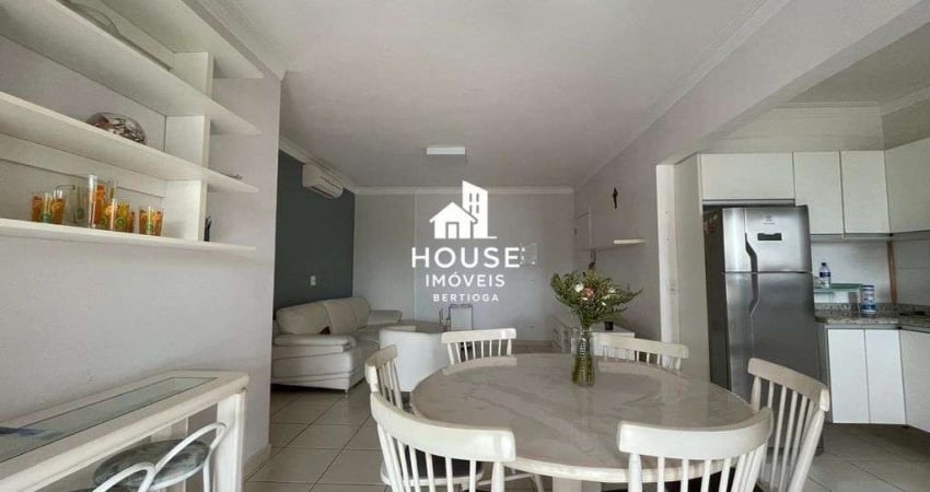 Apartamento à Venda com 2 quartos, vista para o mar com 96m² - Bertioga/SP