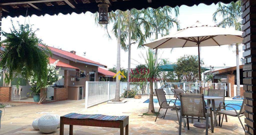 Chácara com 3 dormitórios à venda, 1300 m² por R$ 689.000,00 - Recanto Bela Vista - Charqueada/SP