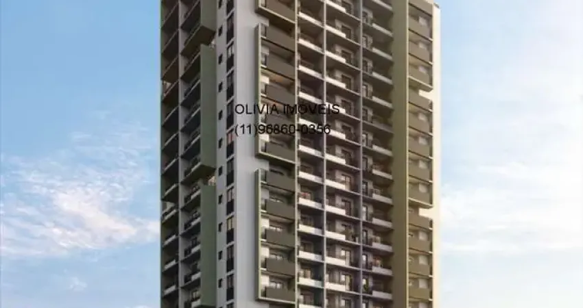 Apartamento studio residencial com 27mts, com terraço, na melhor localização do eixo Brooklin Berrini.