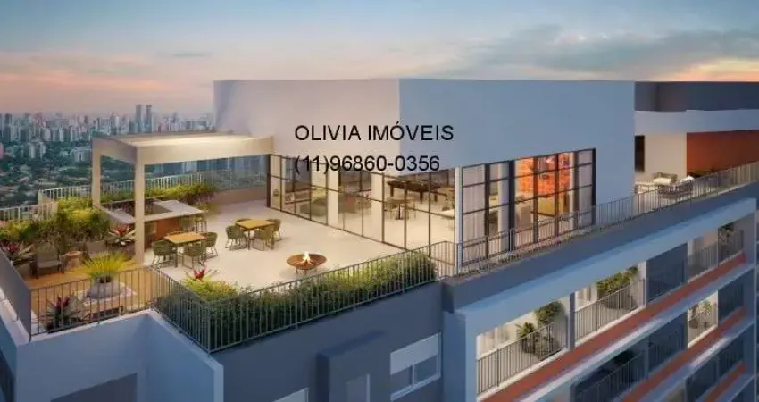Apartamento a venda com 40mts, 2 quartos, terraço na Vila Mariana a 500m da ESPM e Belas Artes