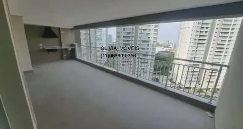 Apartamento a venda com 127mts, 3 suítes, terraço com churrasqueira, 2 vagas na Vila Anastácio