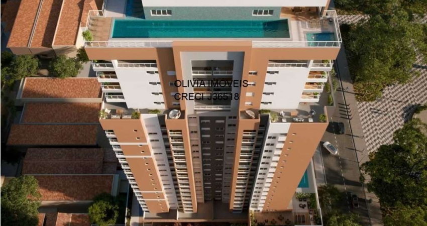 Apartamento a venda com 61mts 2 quartos, 1 suíte, terraço com churrasqueira, 1 vaga na Vila Romana.