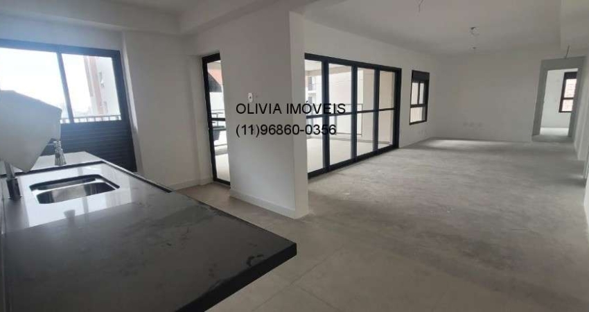 Apartamento de luxo com 3 suítes no coração de Mirandópolis, São Paulo-SP: 141,60m² e 2 vagas de garagem!