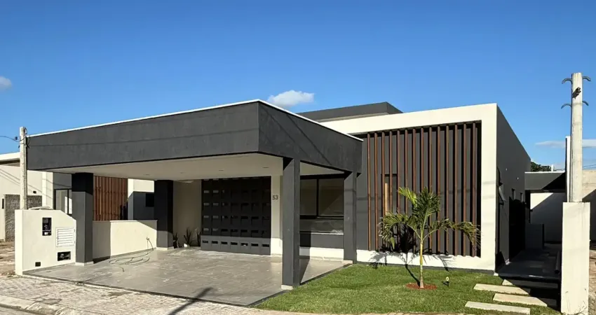 Execelete casa no condominio lantai comn3 suites , espaço gourmet.