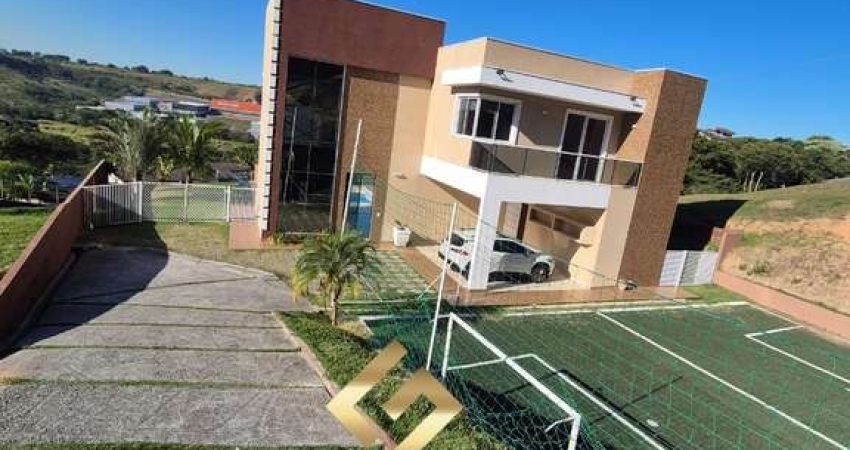 Casa de luxo à venda em condomínio exclusivo de Jacareí-SP: 4 quartos, 3 suítes, 3 salas, 6 banheiros, 1 vaga, 300m².