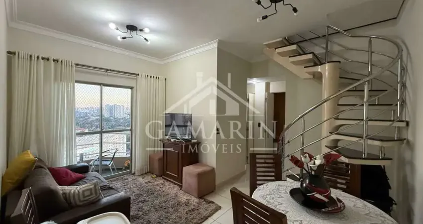 COBERTURA DE 3 DORMITORIOS, 2 SUITE, VARANDA, PISCINA, VAGA DE GARAGEM.
