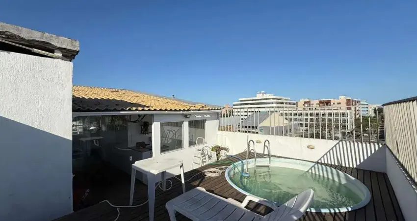 R$980mil, cobertura à venda, 3 quartos, centro, cabo frio, rj