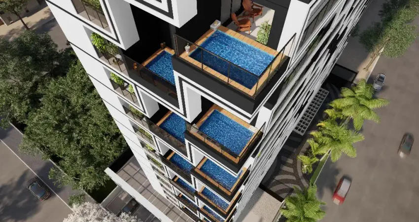 Apartamento de 3 suítes plenas, com piscina privativa
