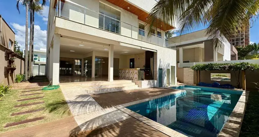 Casa de alto padrão, 4 suítes plenas no alphaville flamboyant residencial araguaia