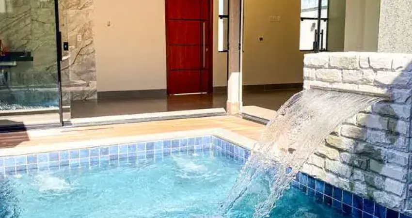 Casa térrea 3 quartos, sendo 1 suíte master com closet em senador canedo