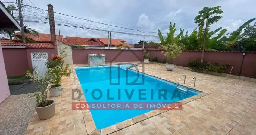 Casa com piscina e área gourmet à venda no balneário oásis - peruíbe - sp