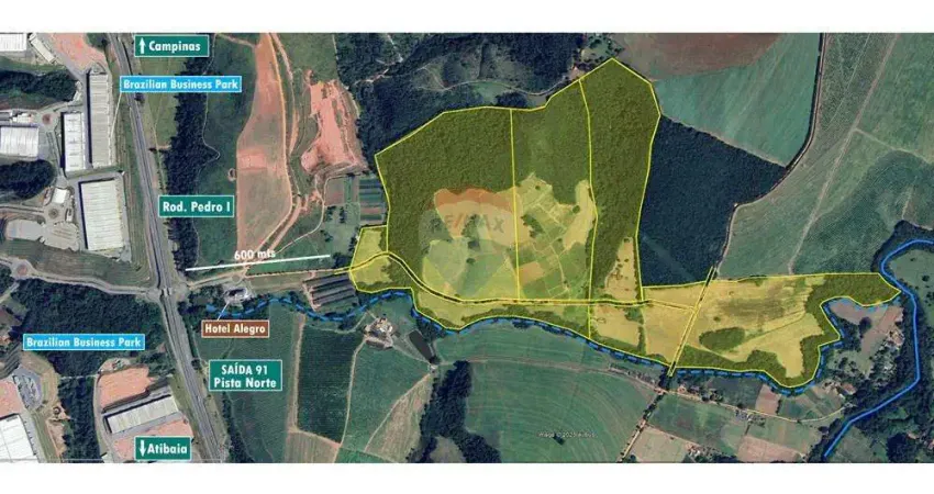 Área em jarinu-sp. com 980.548 m² a 600 mts da rod. d. pedro i (km 91)