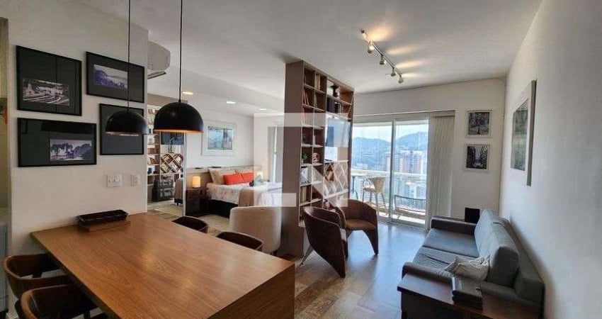 Apartamento para Aluguel - Gonzaga , 1 Quarto,  54 m² - Santos