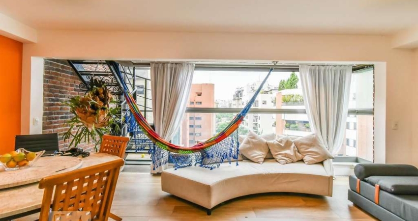 Cobertura para Aluguel - Jardim Paulista, 1 Quarto,  80 m² - São Paulo