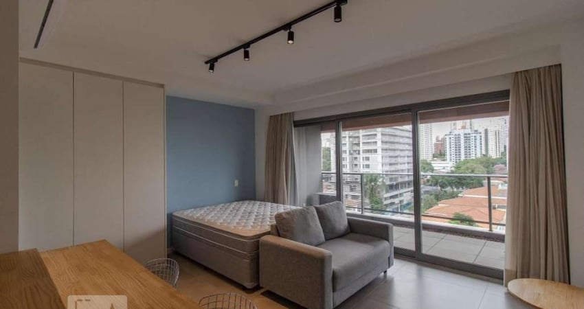 Kitnet / Stúdio para Aluguel - Brooklin, 1 Quarto,  42 m² - São Paulo