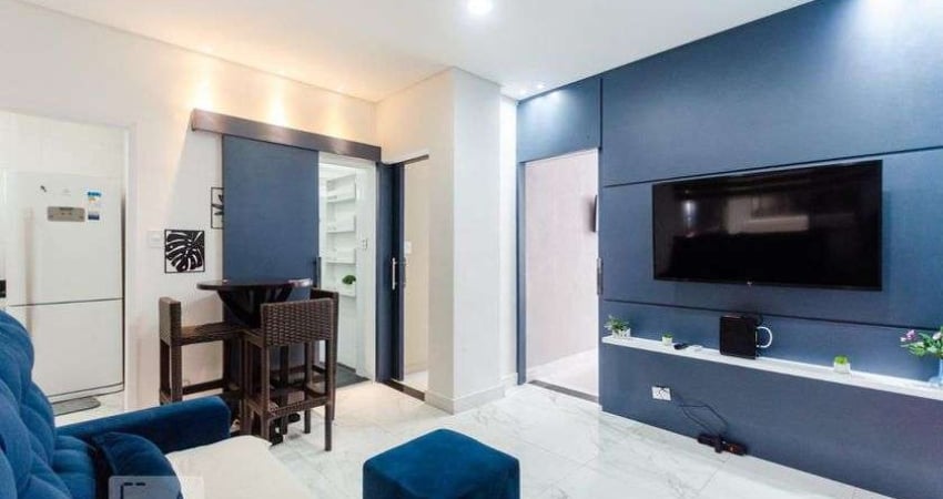 Apartamento para Aluguel - Embaré, 2 Quartos,  60 m² - Santos